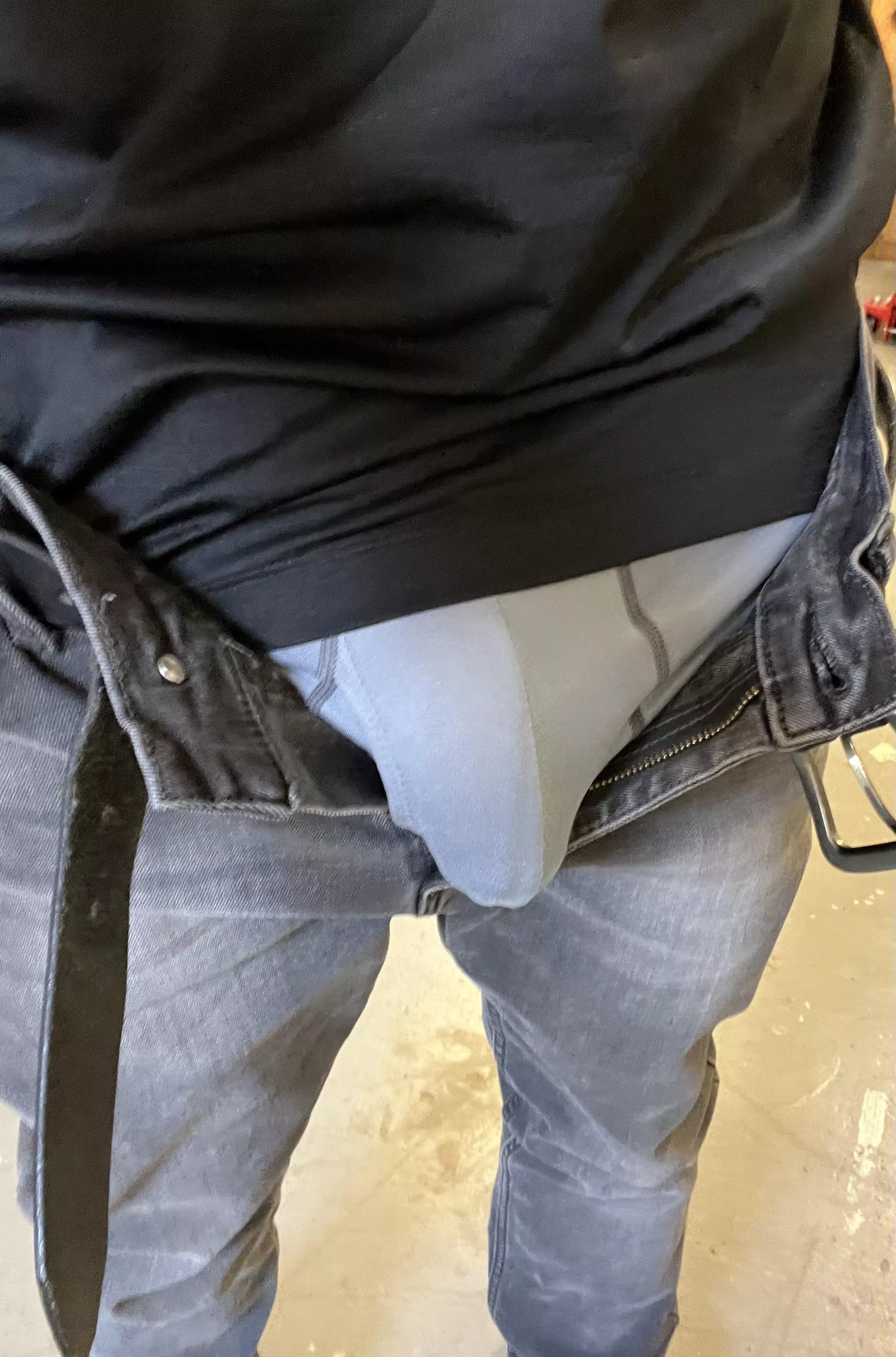 At work bulge