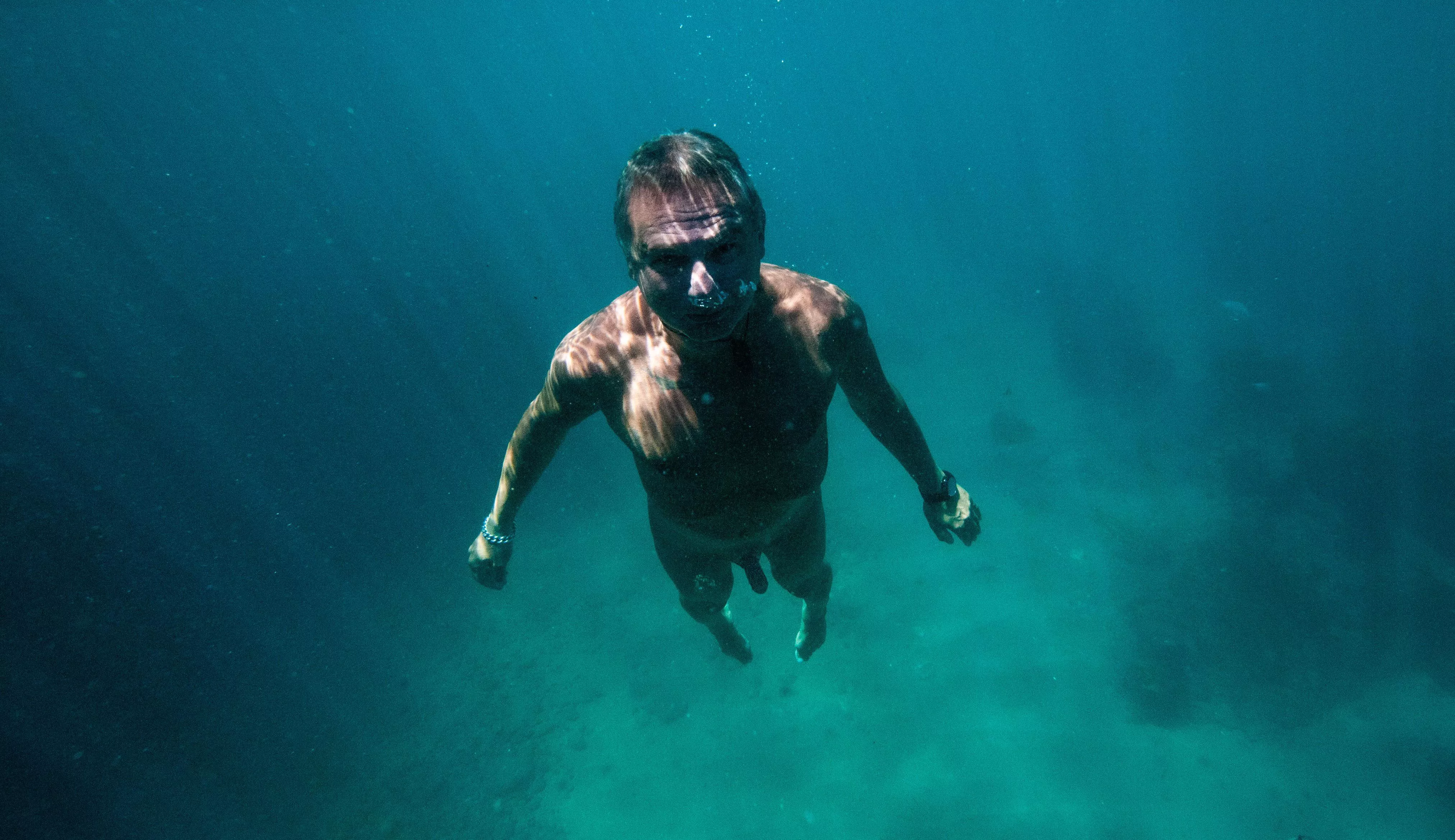 Autumn swim - chilly but fun