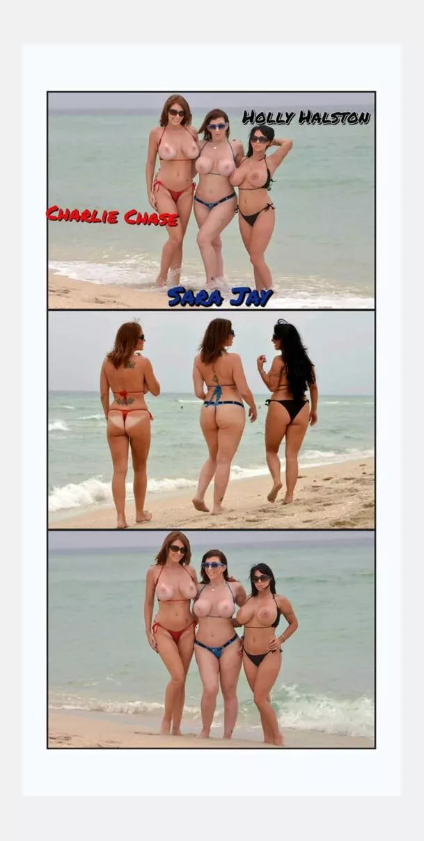 Cuarlie cyase sara jay and Holly halston