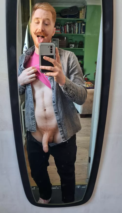 Do i look good in pink? Or would pink look better in me? 