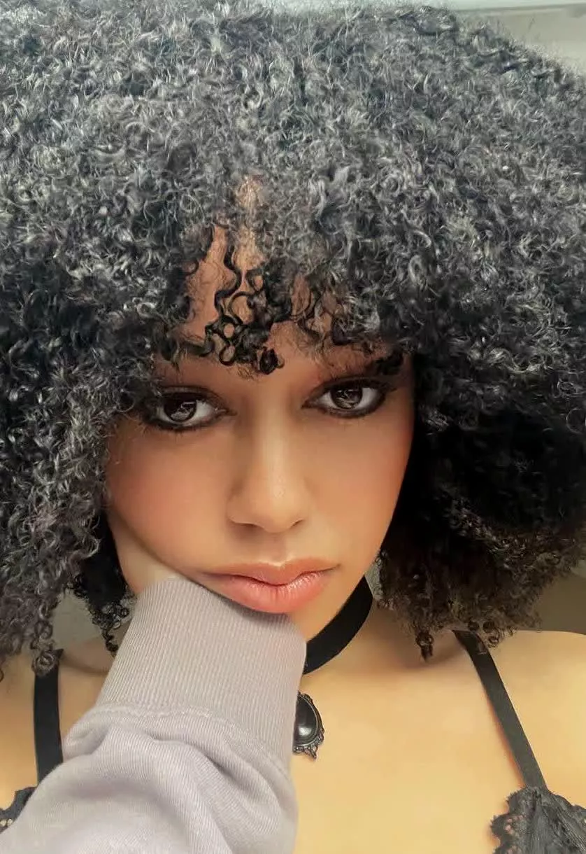 Do you like my black curls?