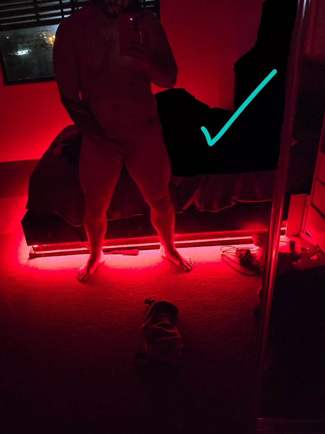 Does it look like I skip legs? (M)