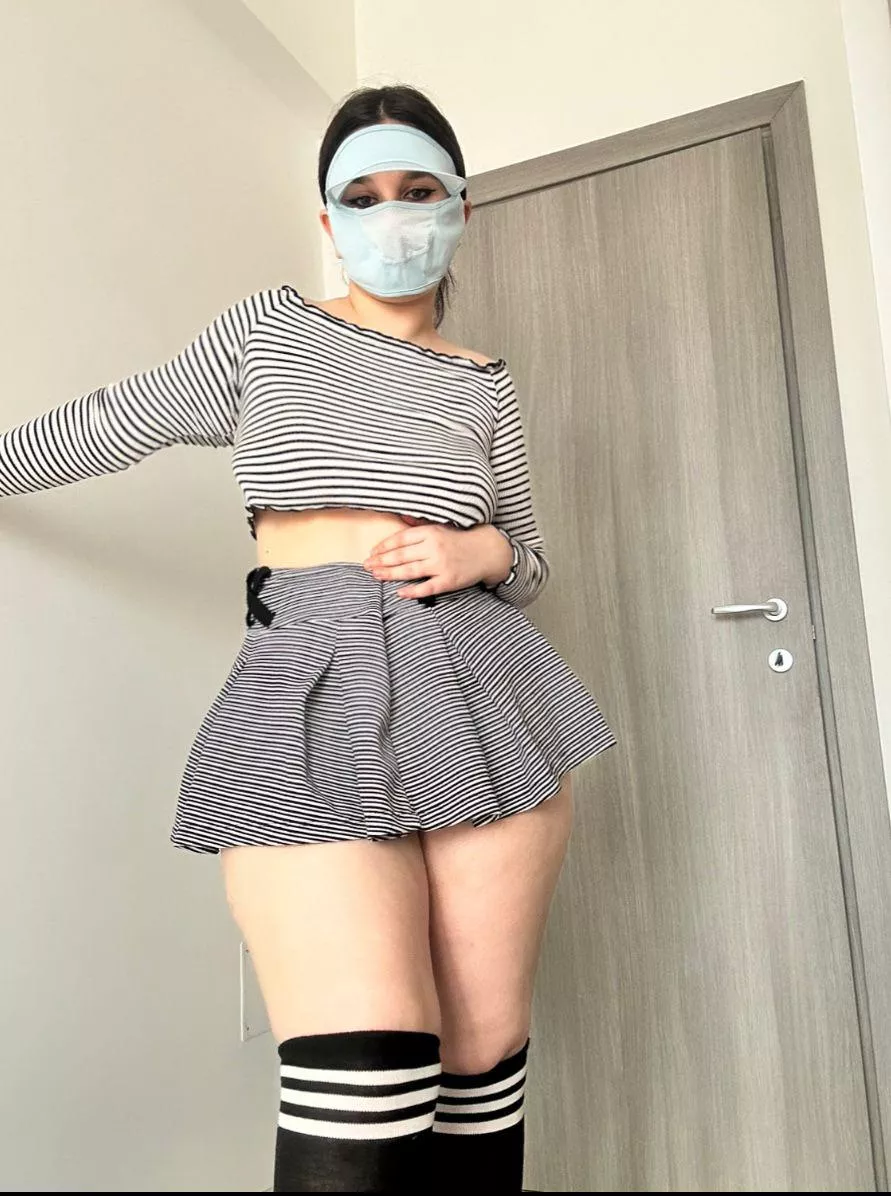 Feeling so naughty without a bra