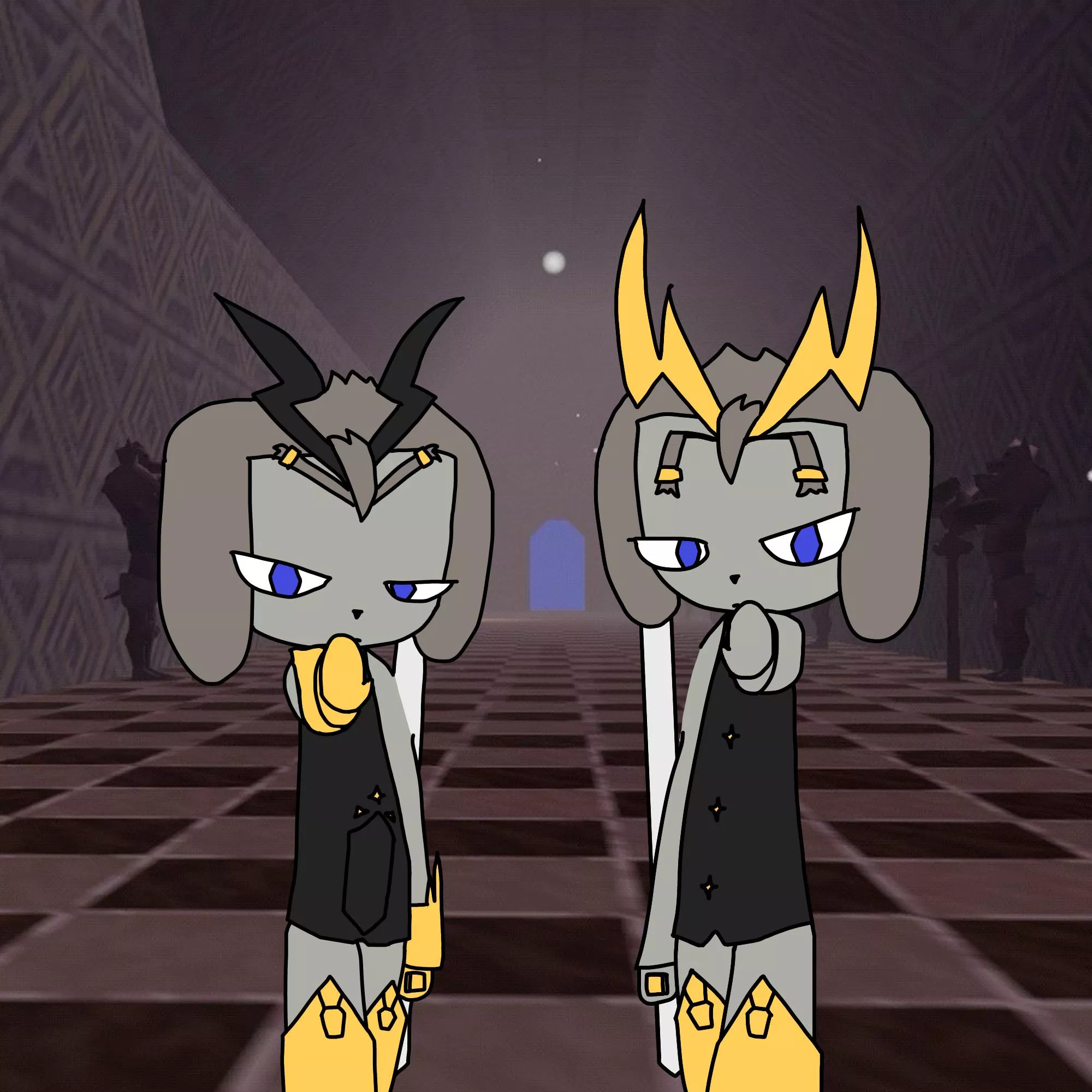 “Halt, state your business in r/furry.” [X] (Art by me.)