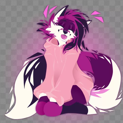 have a fluffy fops :3 [by StainlessTheFox]