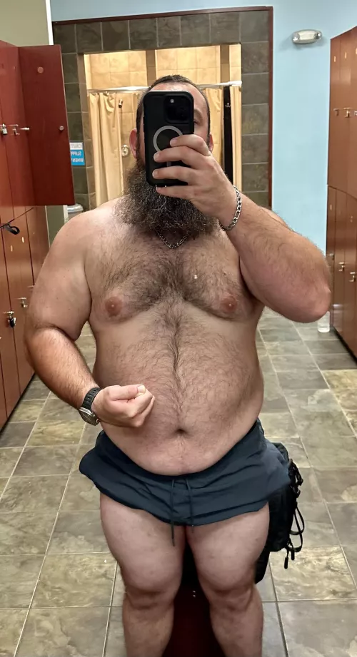 Heavy upper body day ✅ Good pump ✅ Little bit of bulge to go with the pump ✅