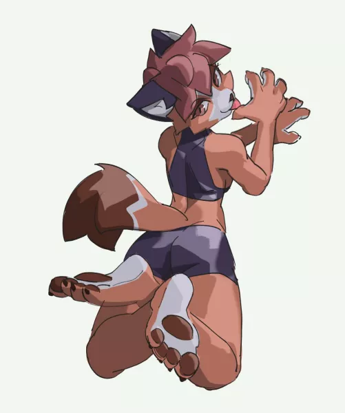 Hey! just relaxing. (Art by me)