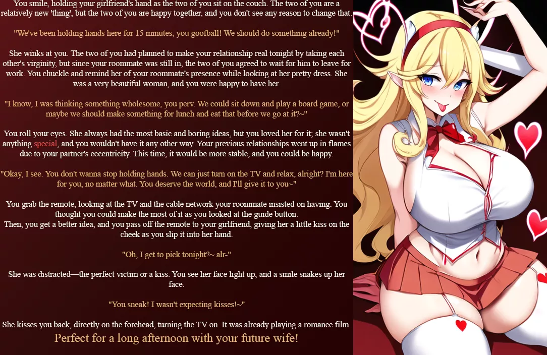 Holding hands with your new girlfriend. [Wholesome] [Hand-holding] [AI] [Waiting] [No Sex] [Waiting to have sex!] [Romance] [Kisses] [The relationship we all want] [Part 2] [Story Arc] [Artist: Anything Diffusion]