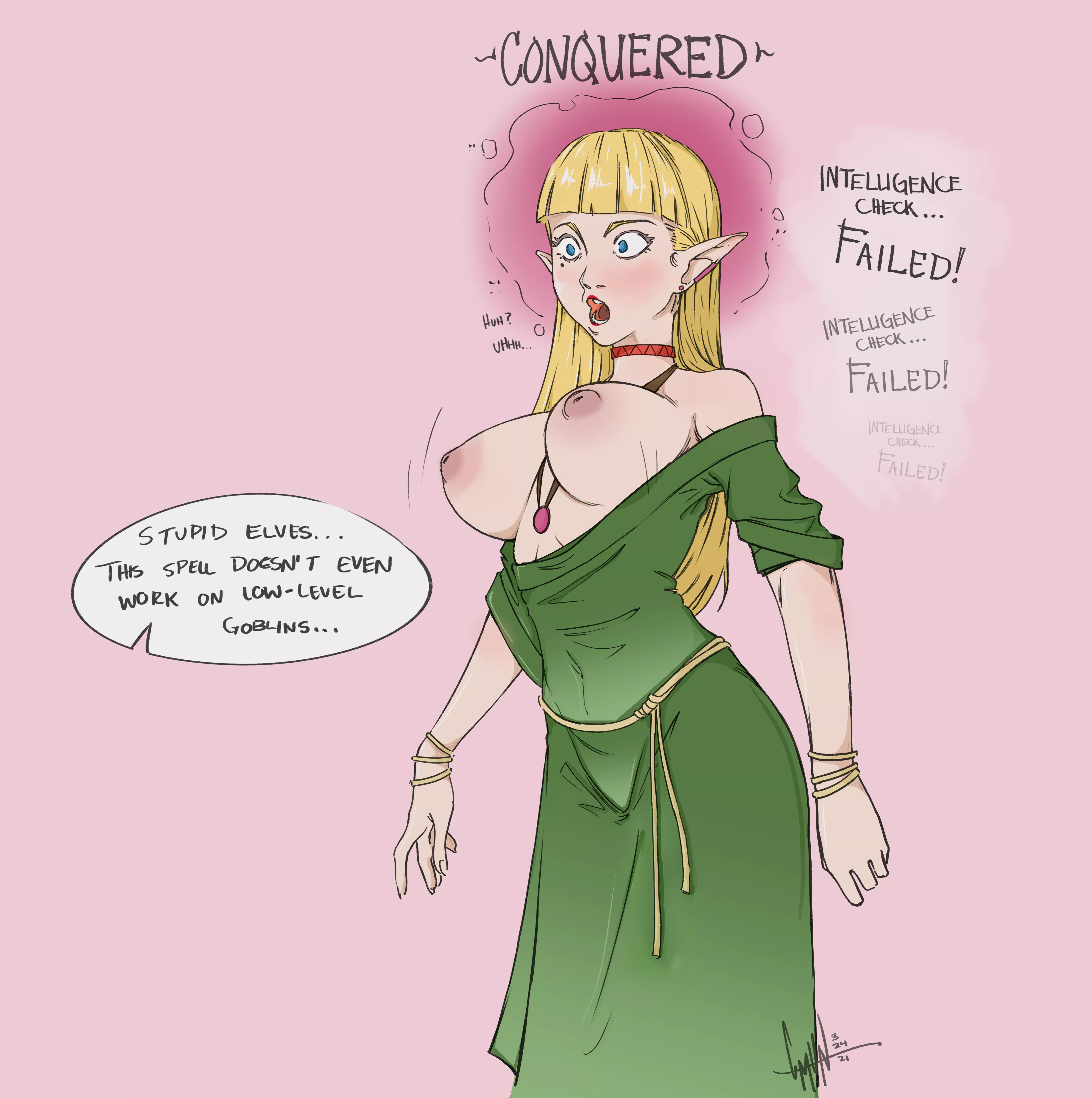 How to tip the elf barmaid properly (gmun)