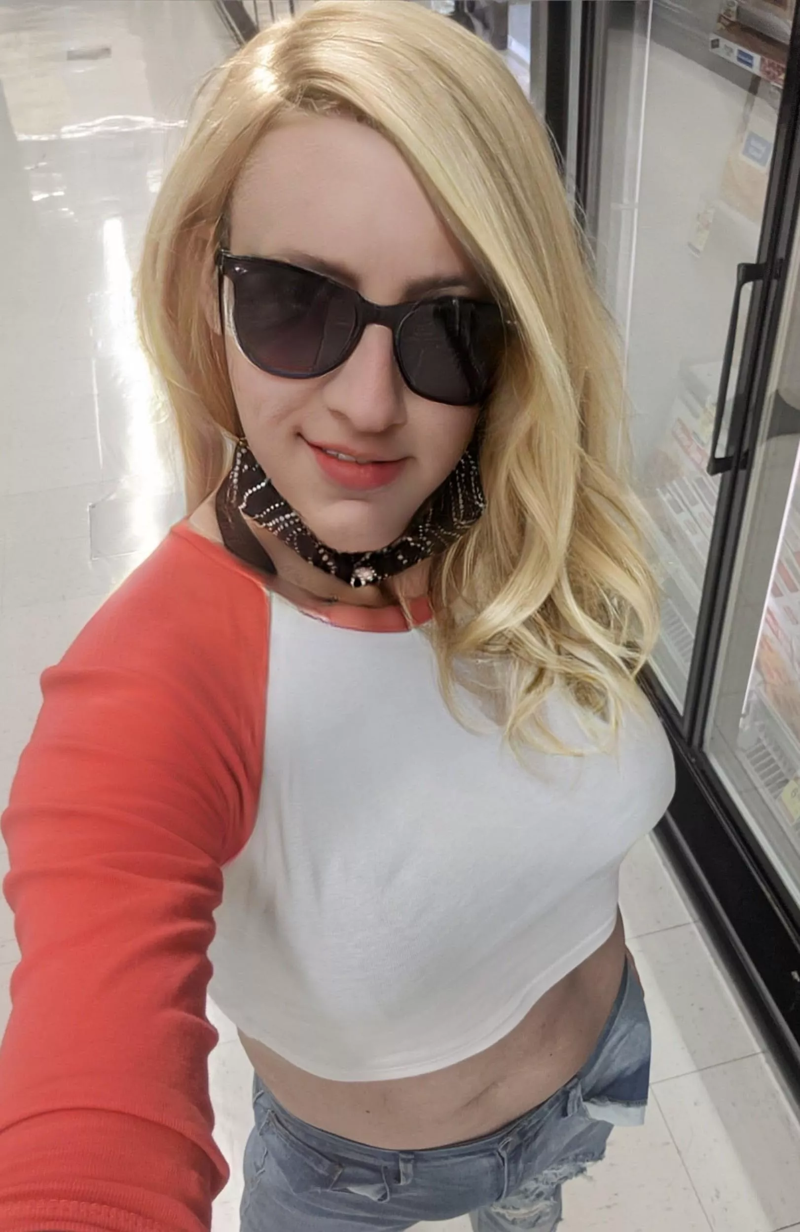 I love the men's stares.