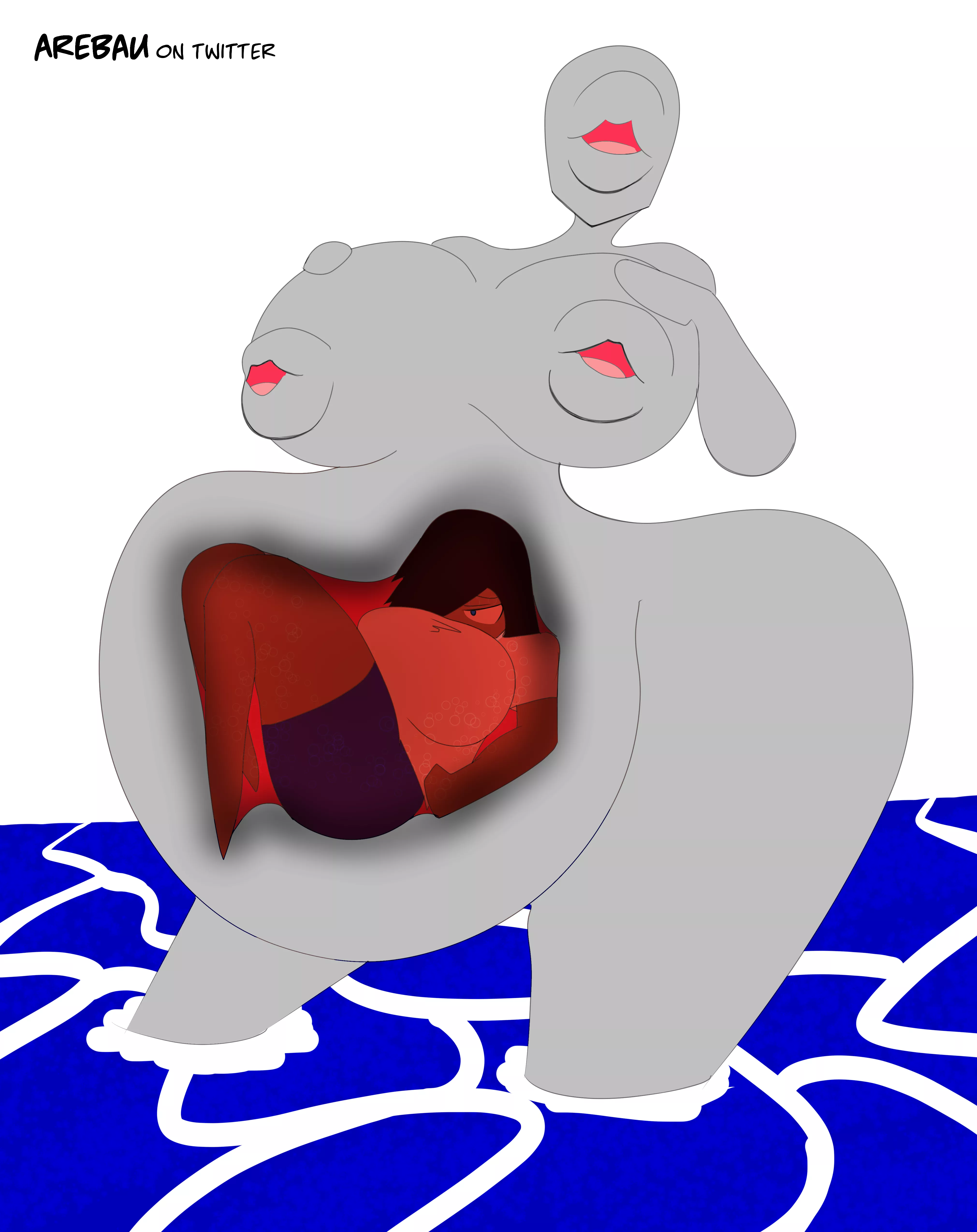 {image} Siren, hunting (Arebau/OC)