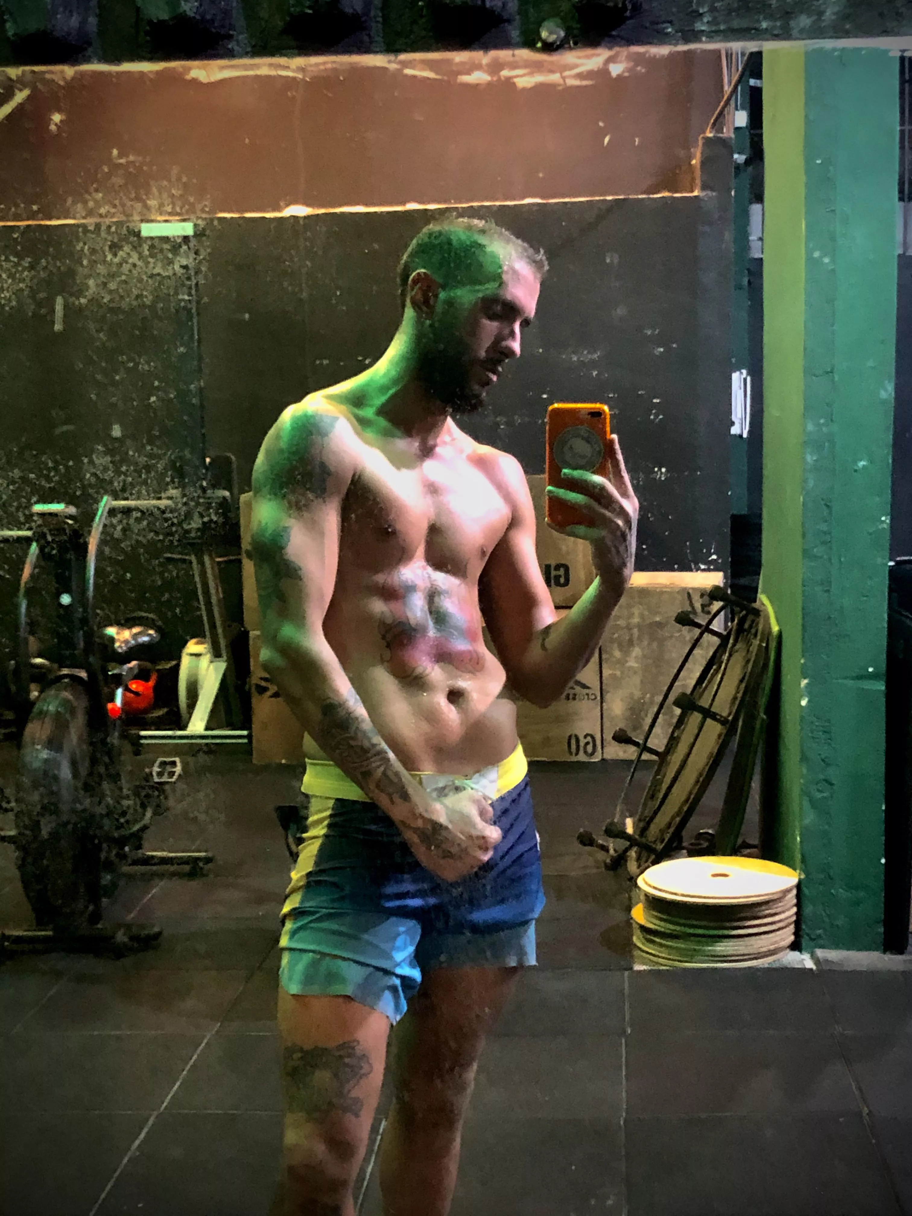 I’ve been working out for a whole year.