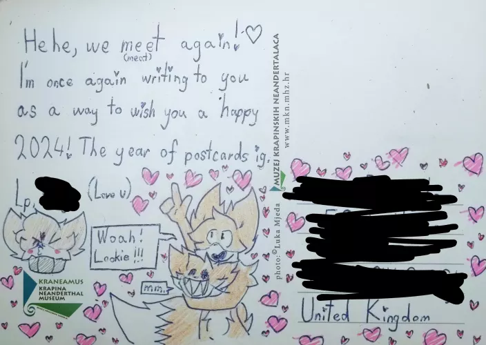 Love sending postcards to my long distance subby🥰