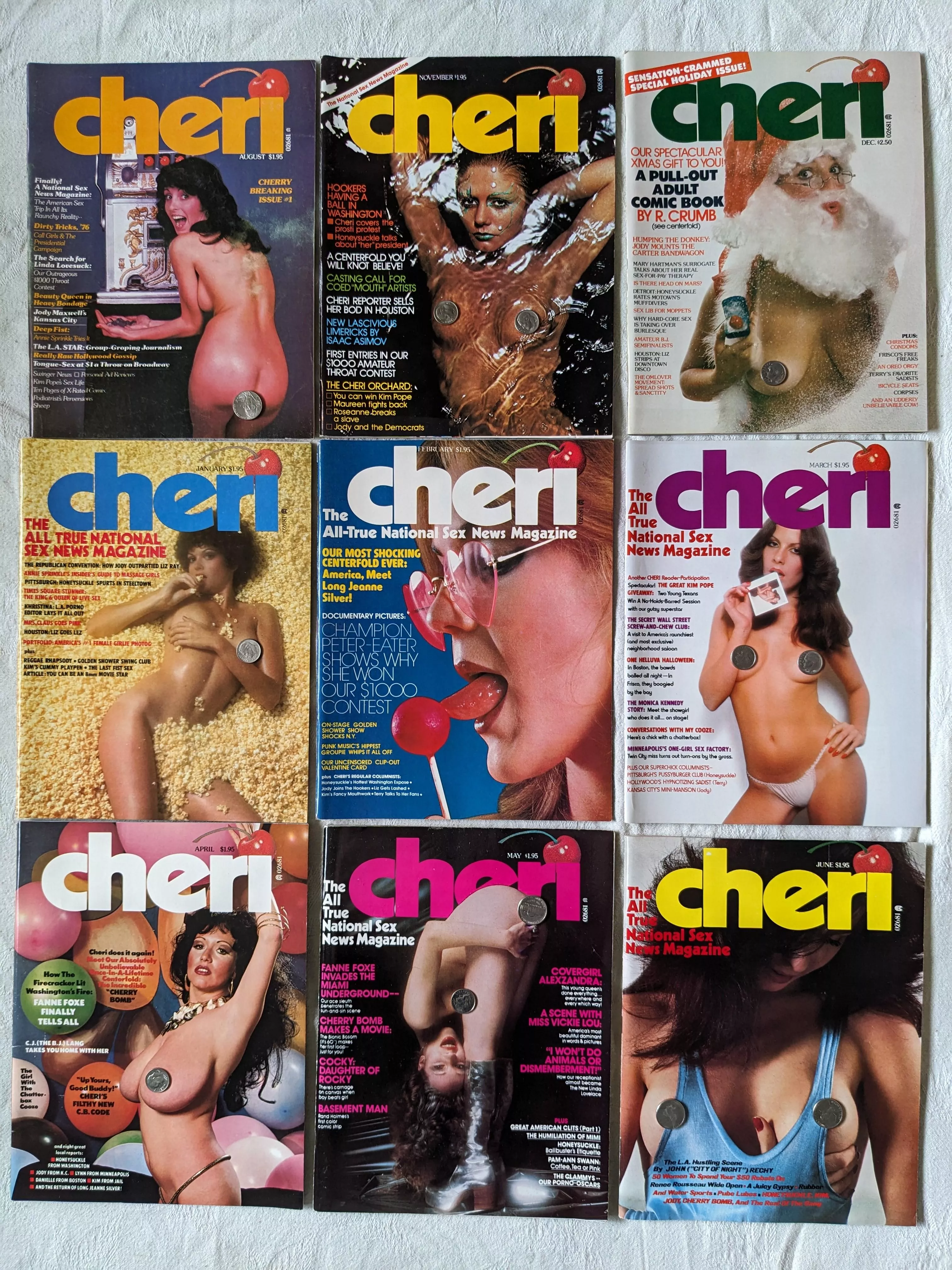 More 1970's mens magazines. This time, Cheri Magazine.