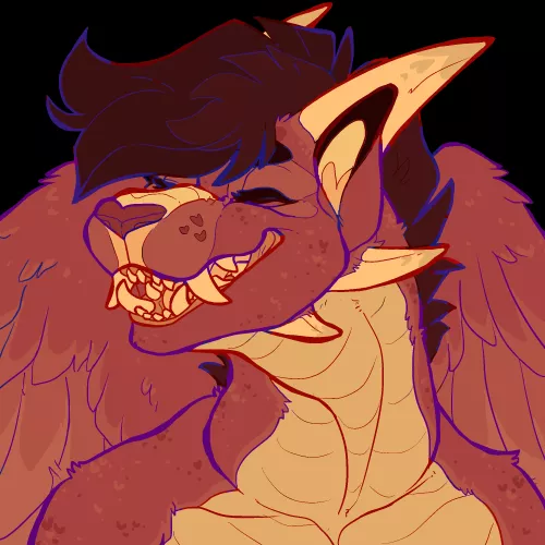 (oc) Rain the dragon, portrait for @imberknight ❤️