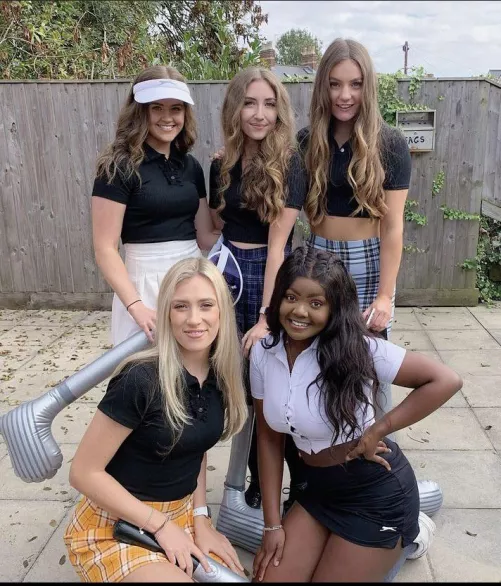 Rank these golfers. 1-3 at the back, 4-5 front