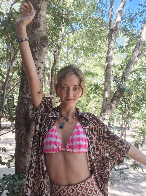 Rocking my favorite bikini with confidence. [18F]