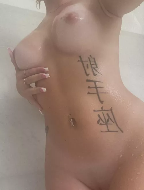 Save water, shower together ? ;)