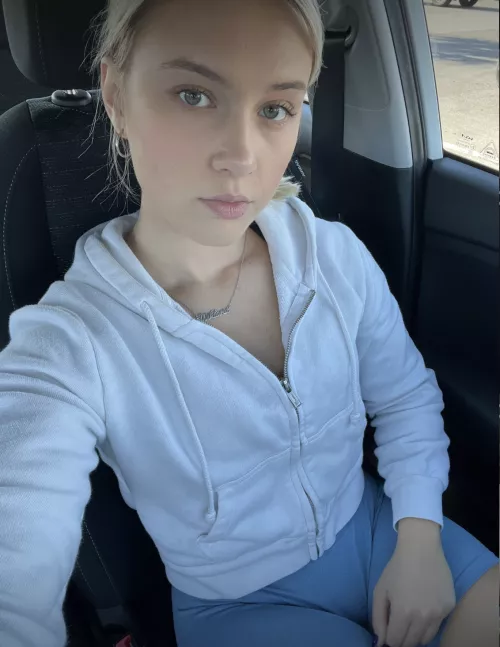 Sending selfies to my trainer