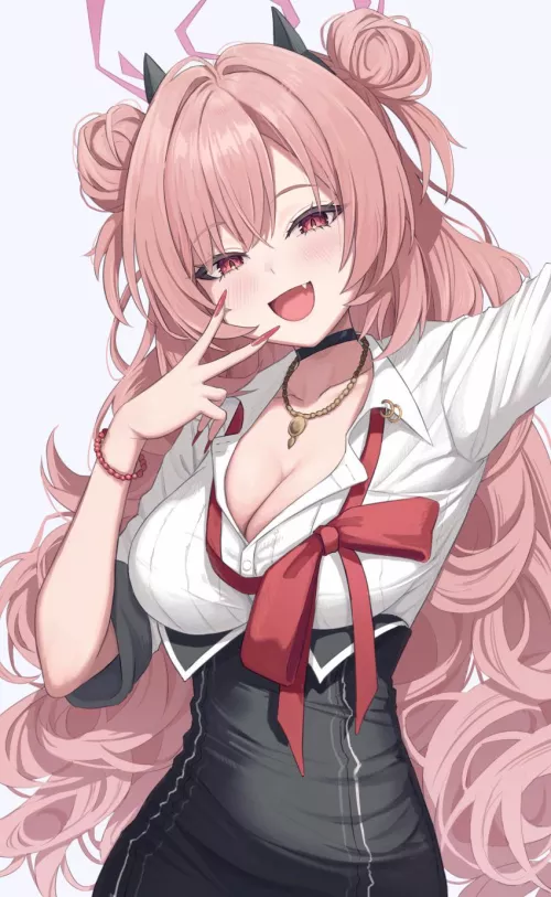 Sexy and cute angel waifu