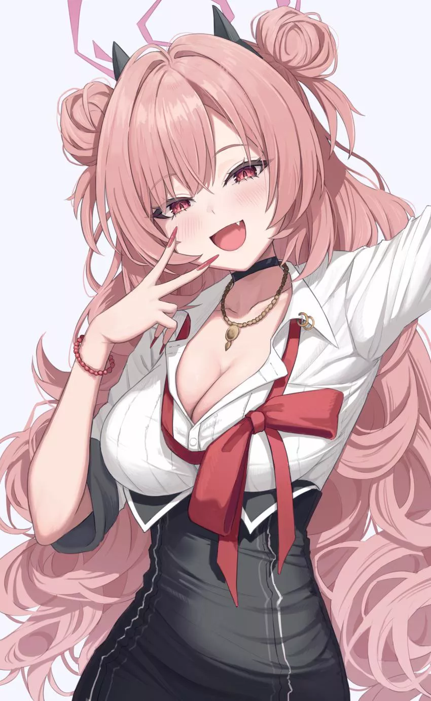 Sexy and cute angel waifu