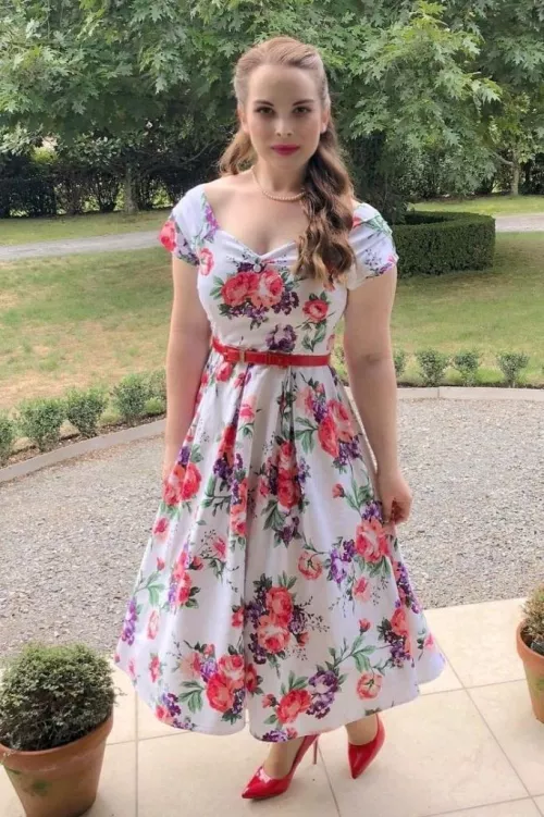 Sexy flower dress 