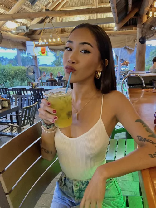 sippin and lookin pretty