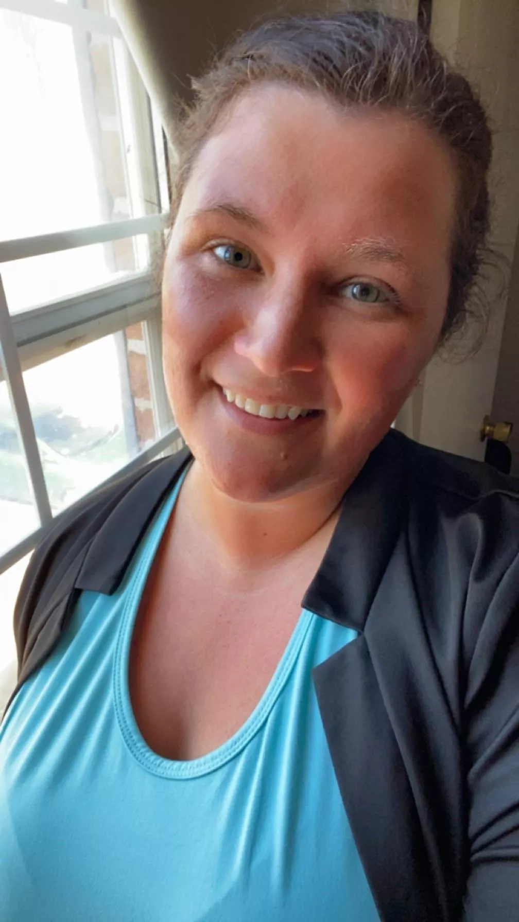 So happy to have contacts again!