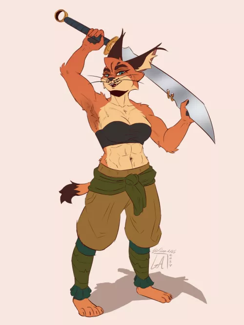 Strong Floppa - Art by me 🍪