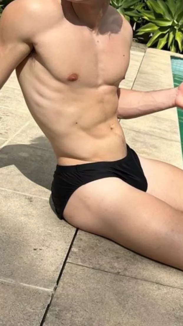 taking it all off by the public pool? m18