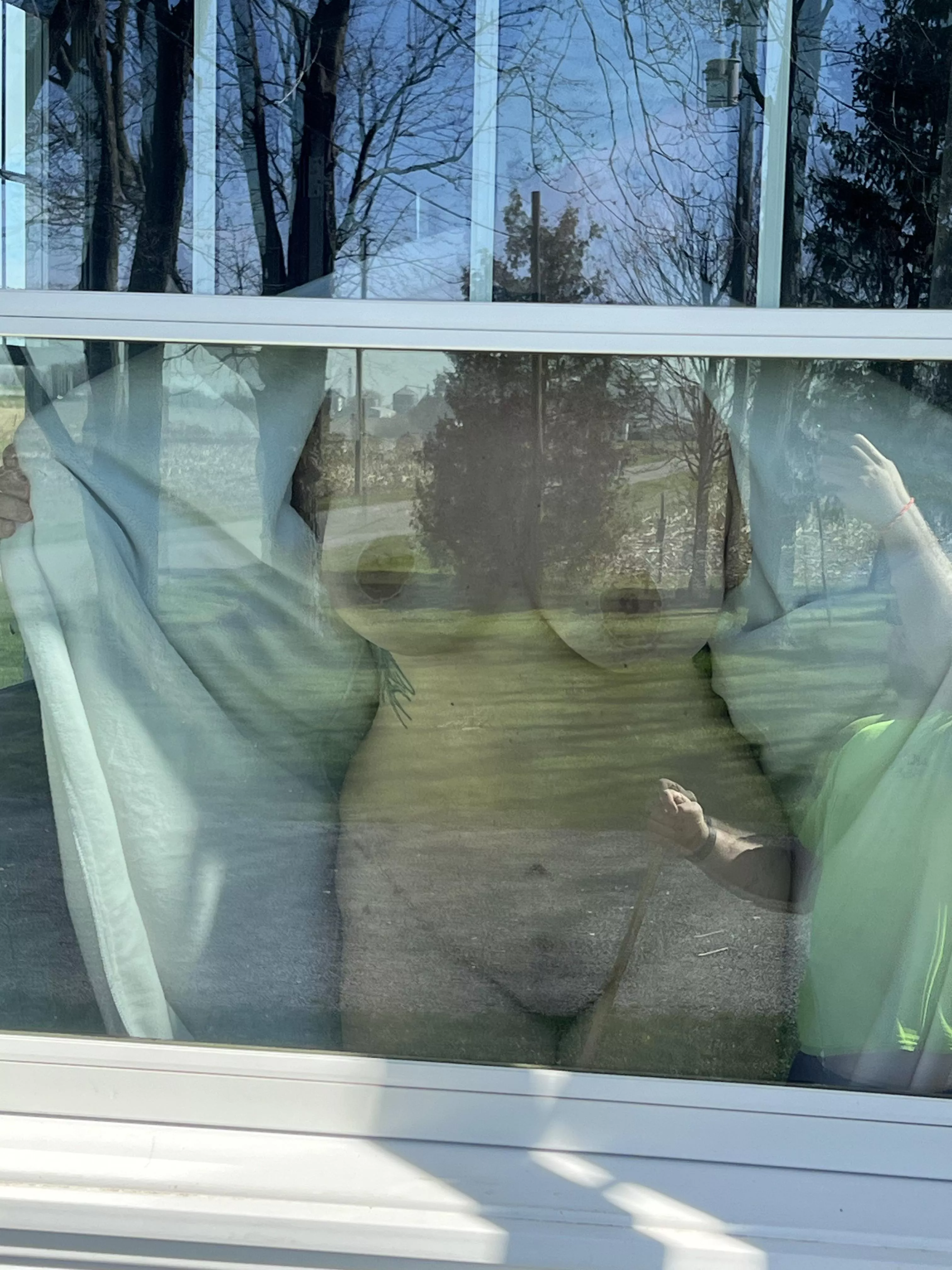 The joys of mowing around the house The joys of mowing around the house