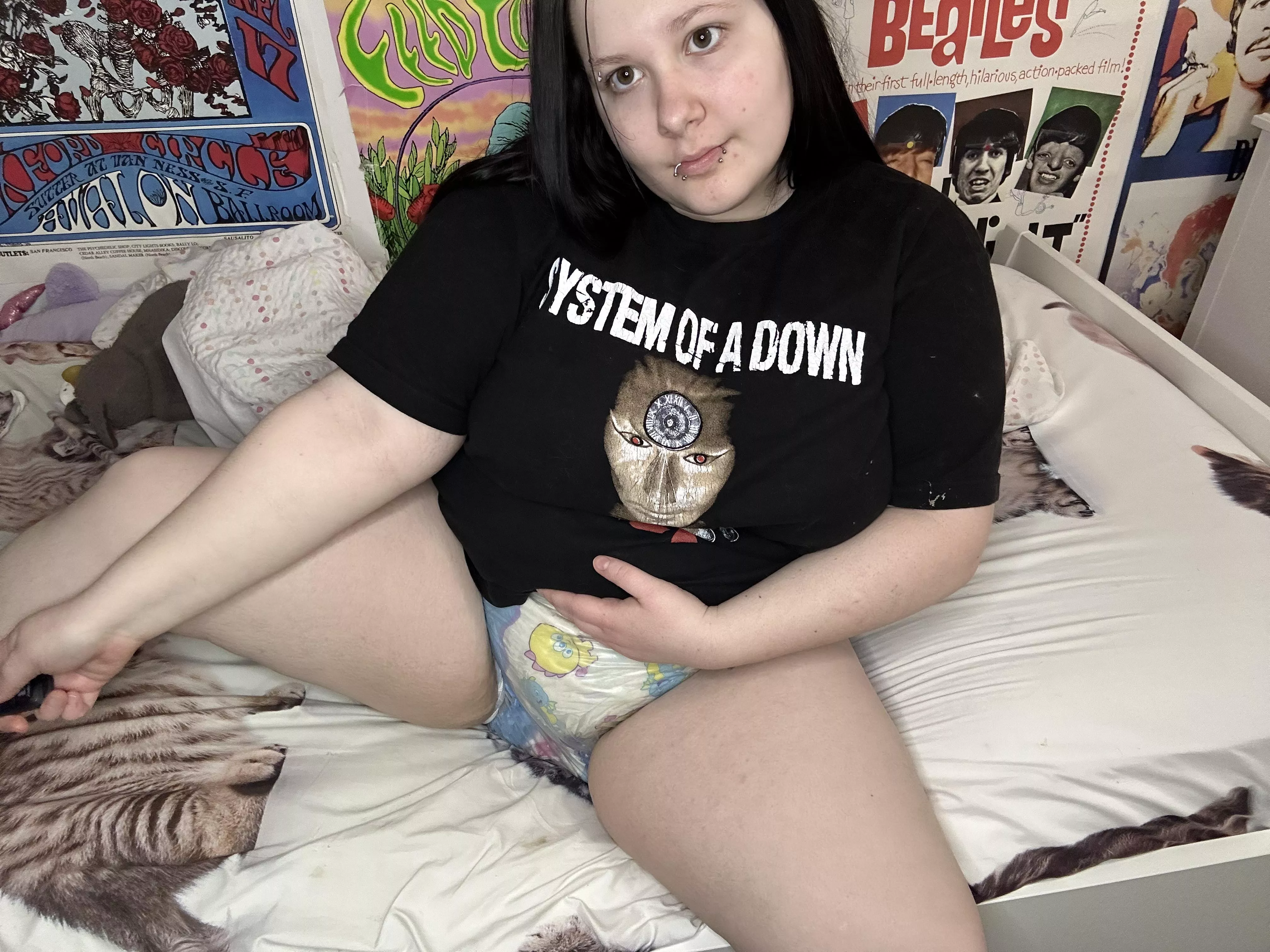 This diaper feels slimy