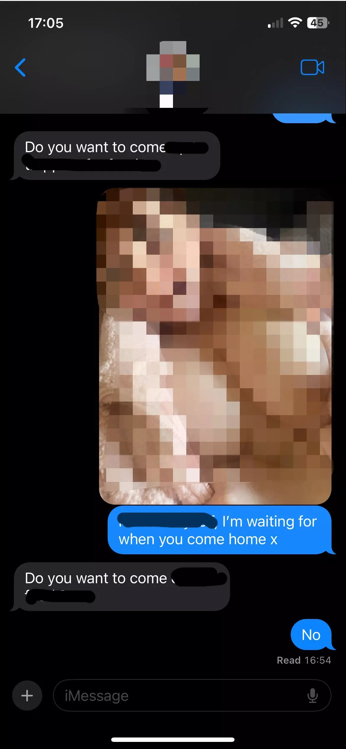 To be graced with his goddess’s body and not worship? Being blocked immediately was his punishment 😇😈