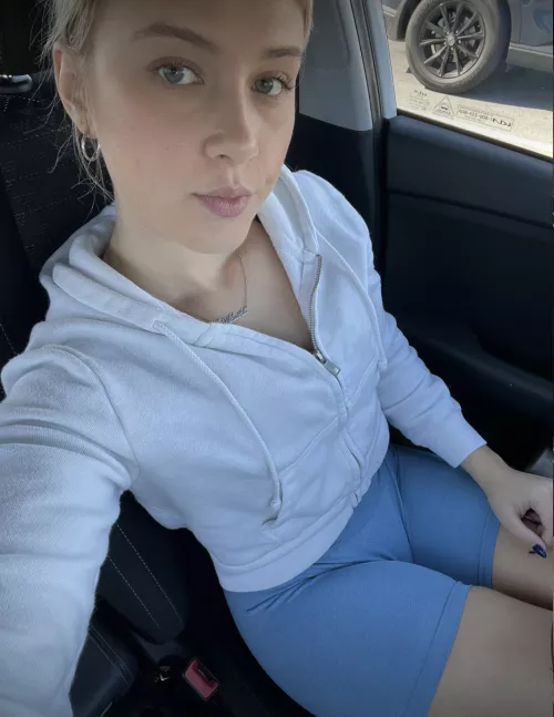 Wore my blue biker shorts to the gym today