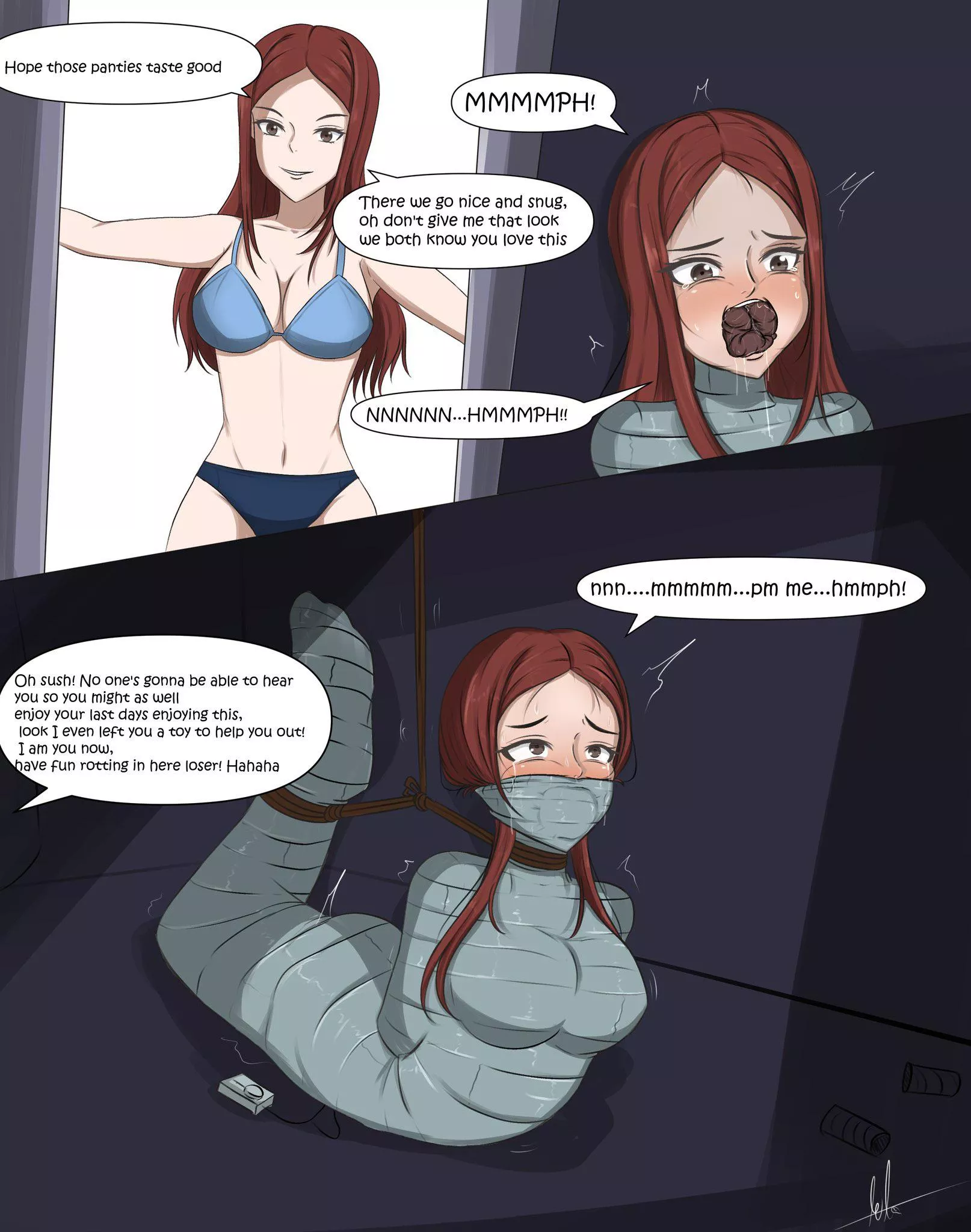 Wrapped and stowed away