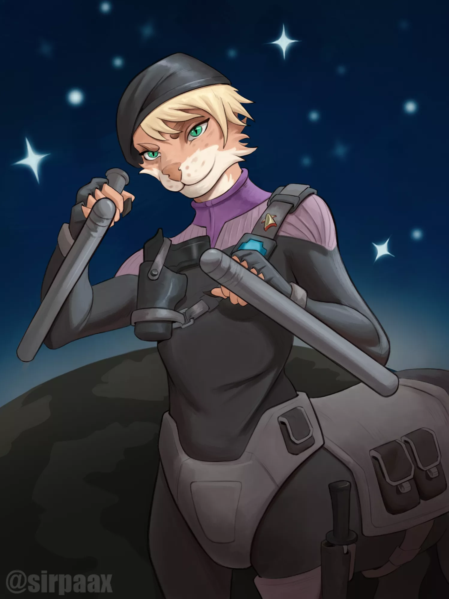 Amber is a member of the Spec Ops! Do you want me to draw your fursona as a member? ^^ (art by me)