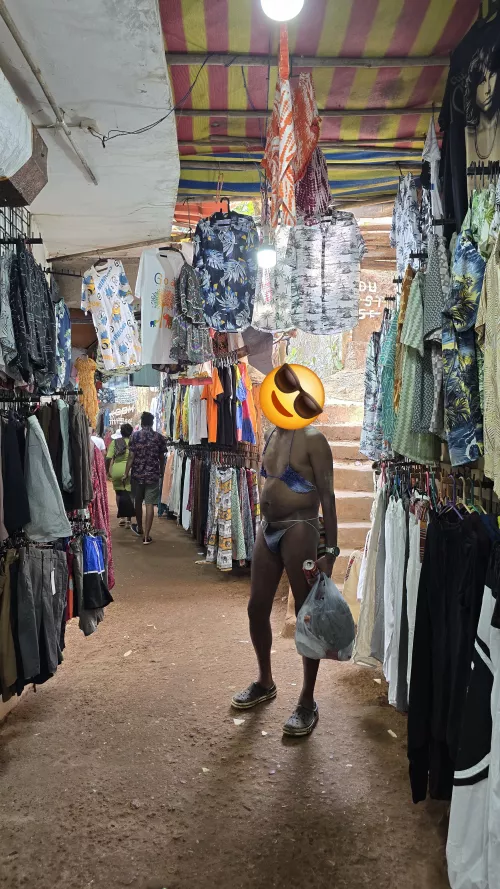 Bikini walk in Goa 