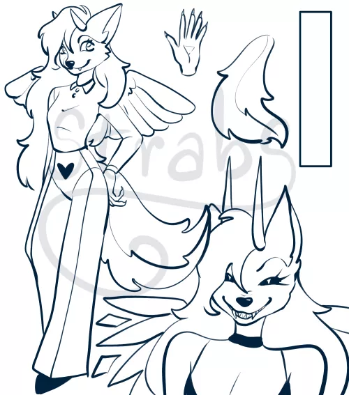 Business fox girl (by me)