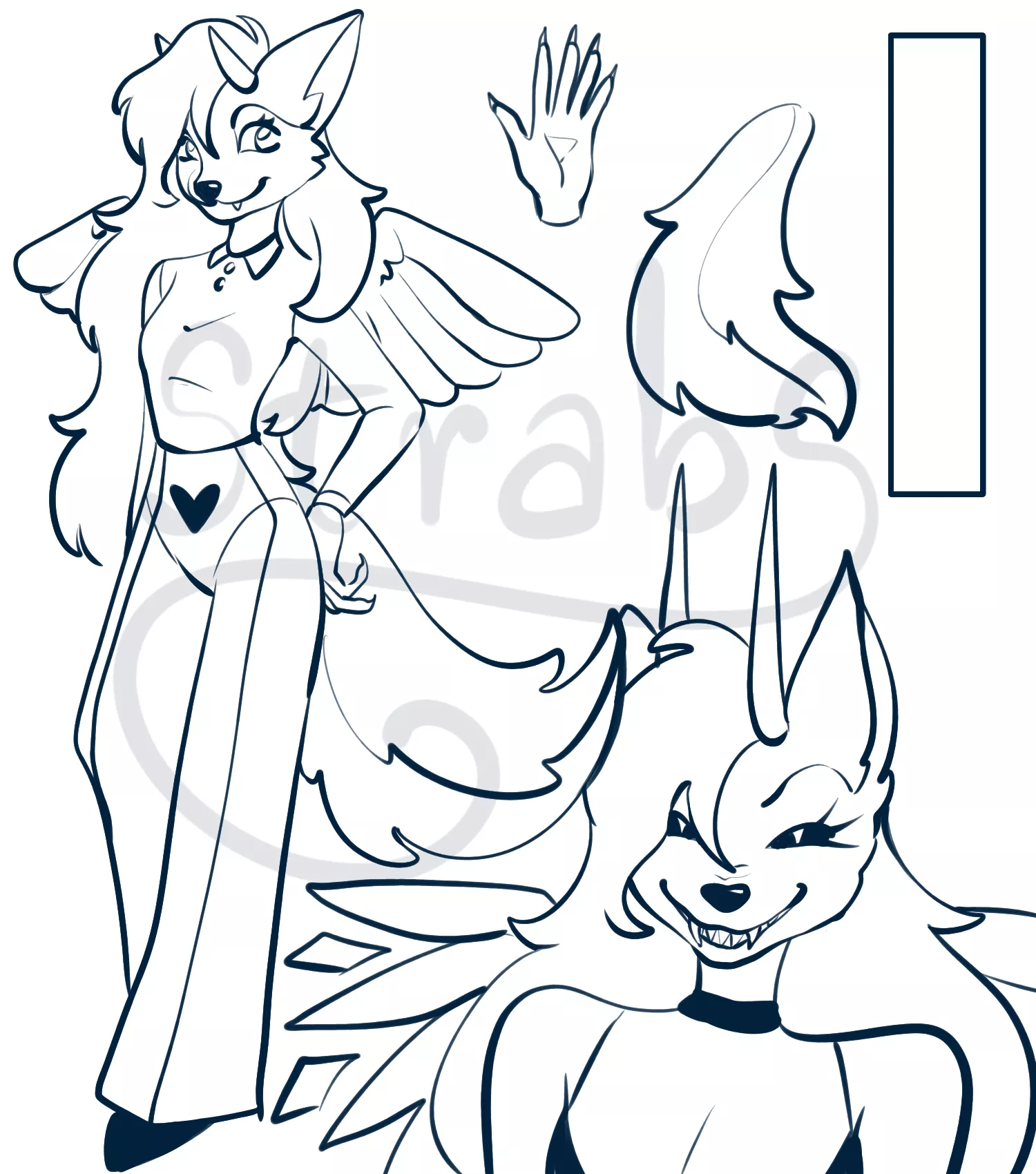 Business fox girl (by me)