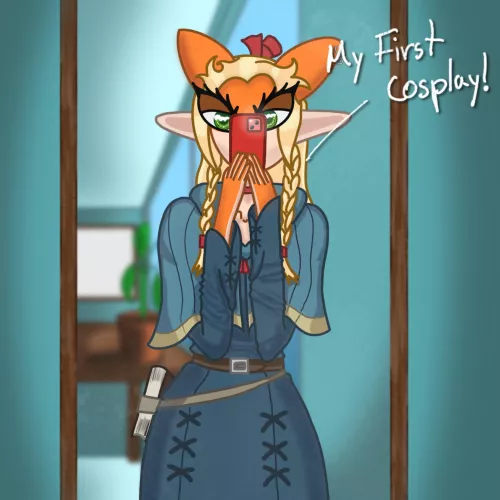 Charlie Foxxy doing a Marcille Donato cosplay :)