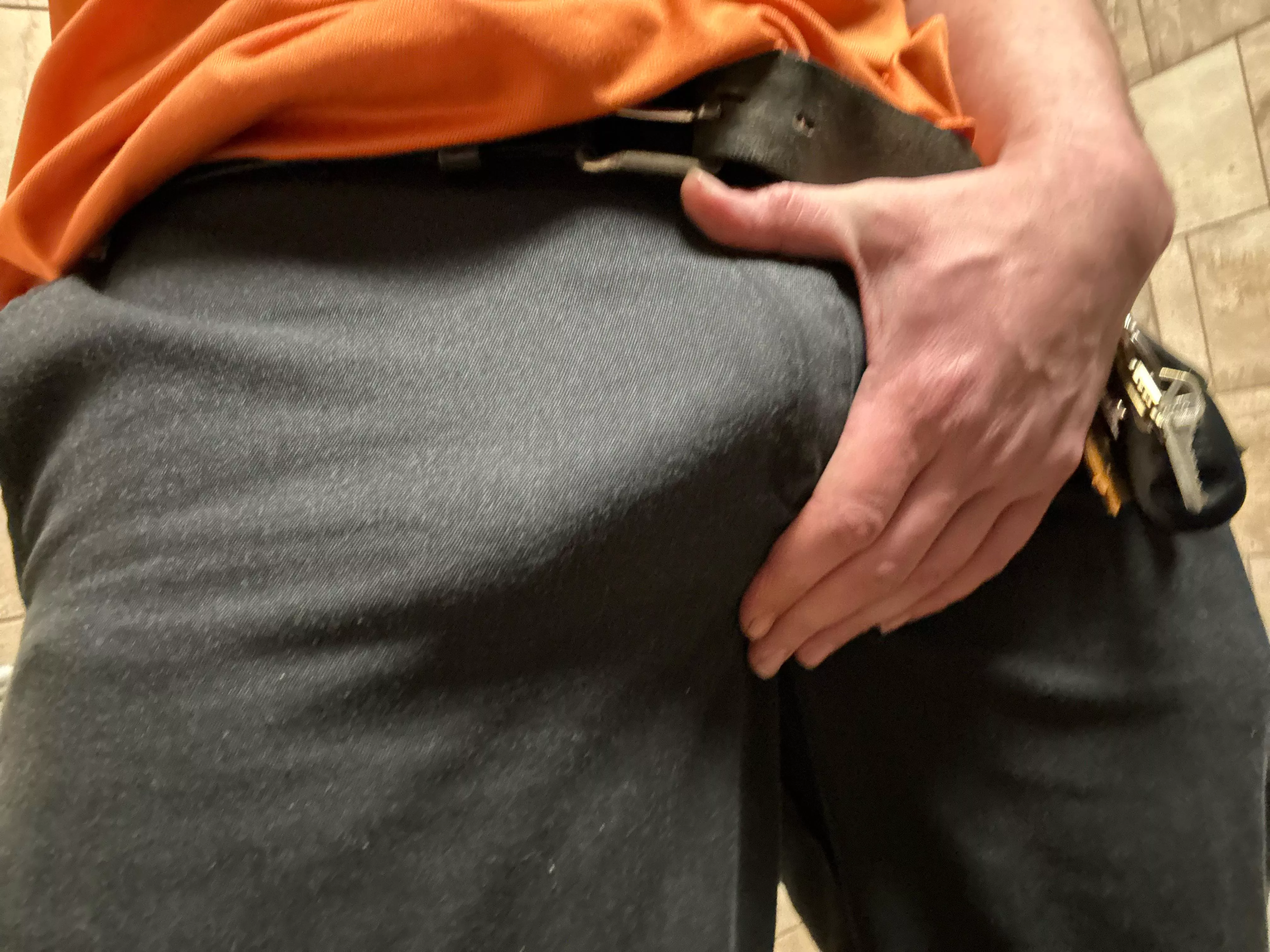Cum inspect my bulge
