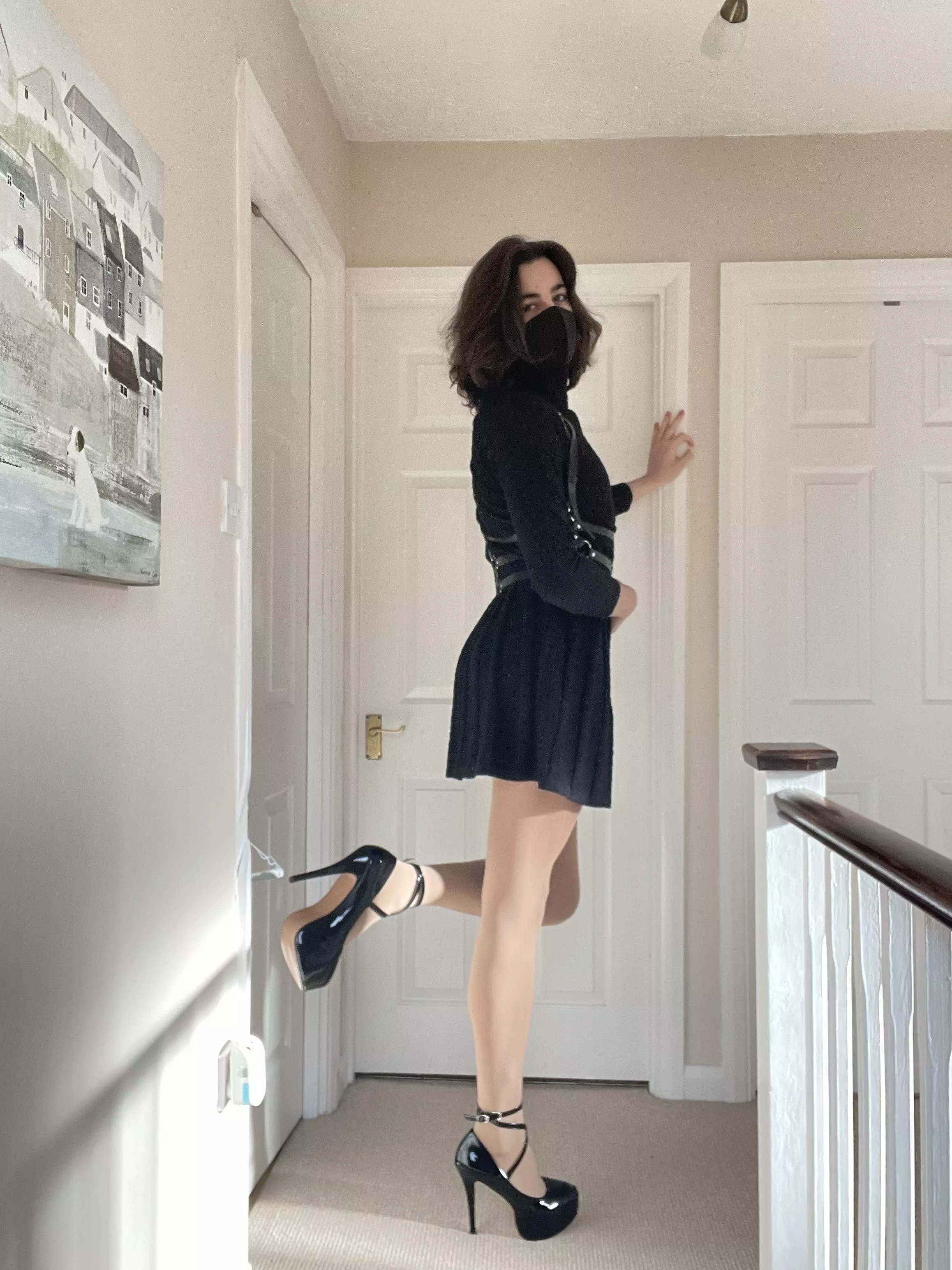 Destined to wear dresses, forced to wear trousers😔