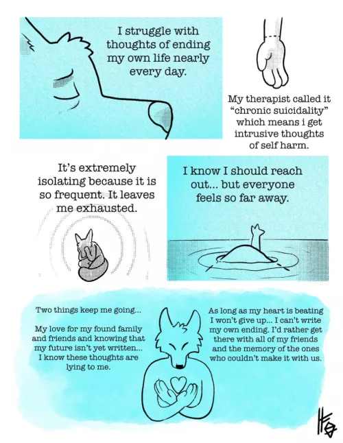 Don't give up. Stay strong! (Credit to @TheHearthFox on X/Twitter)