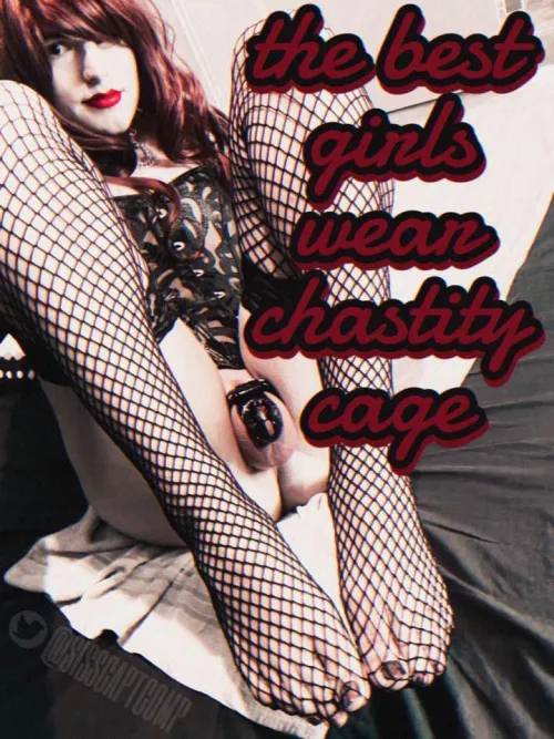 Every sissy needs to be locked