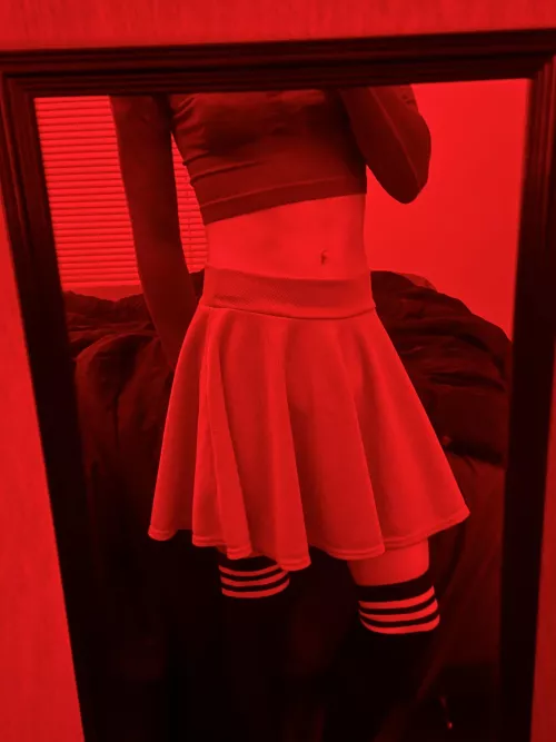 First time wearing a skirt 😊