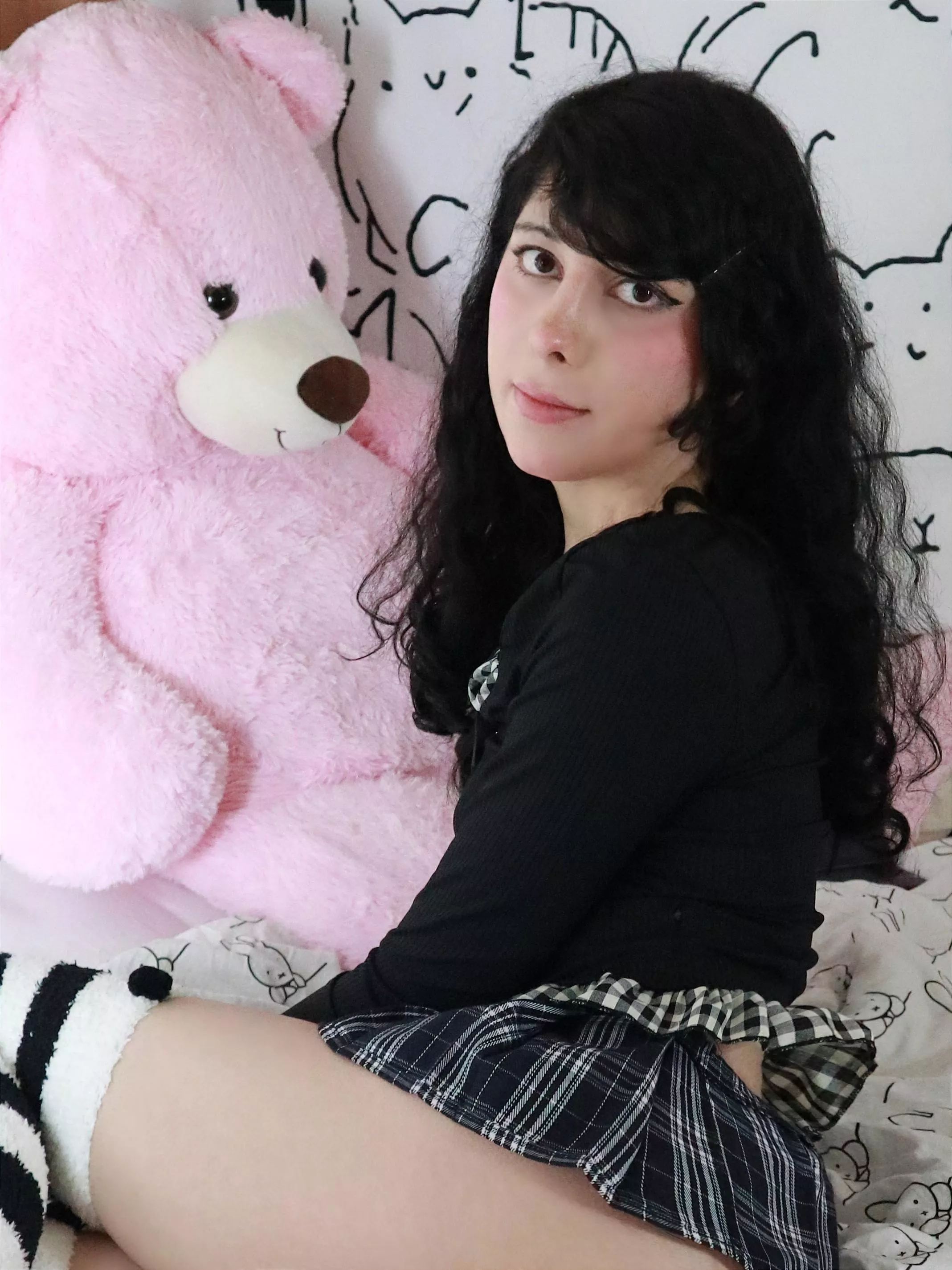 friends wanted me to wear girl clothing qwq 💗