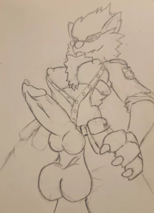 Futa officer Arcanine WIP