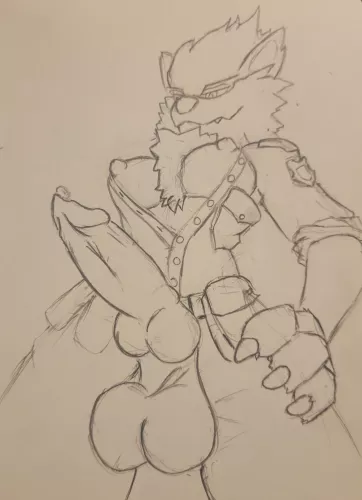 Futa officer Arcanine WIP