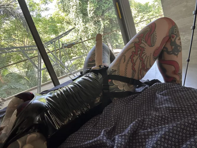 Get on top of me and sit slowly