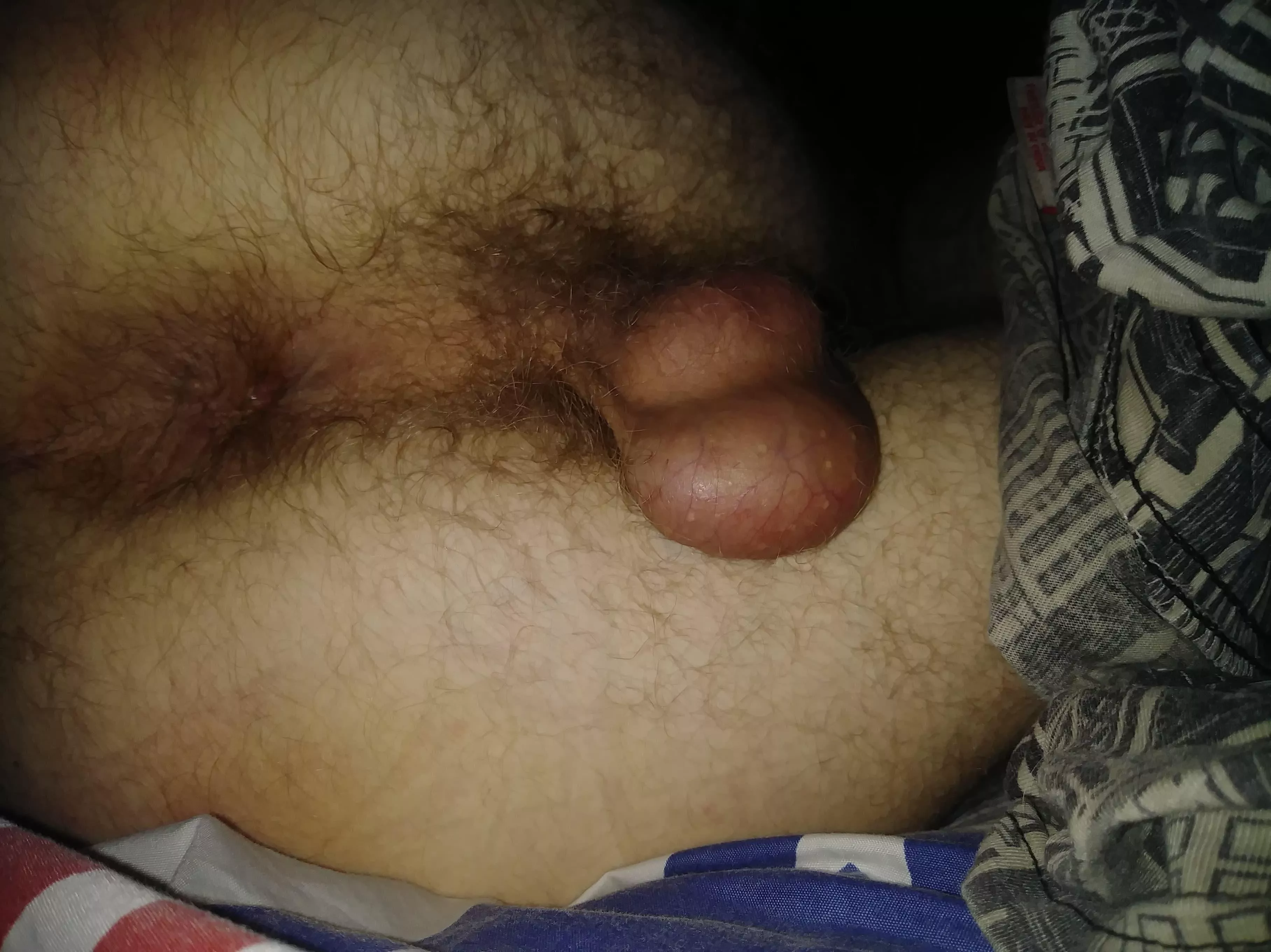 Get your face in my hairy ass, before I fuck you. 